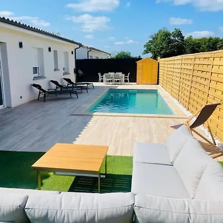 Villa Maison Piscine Pres Bordeaux Ambares-et-Lagrave